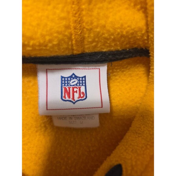 VTG NFL Greenbay Packers Hoodie Sweatshirt M Green Yellow Fleece Embroidered - Picture 5 of 9